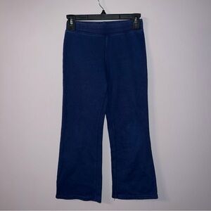 Joe boxer kids M (7/8) wide leg flare sweat pants navy blue school uniform pants